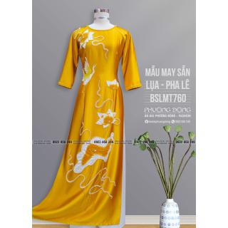 Áo Dài Bà Sui Lụa Thêu Kết Pha Lê BSLMT760